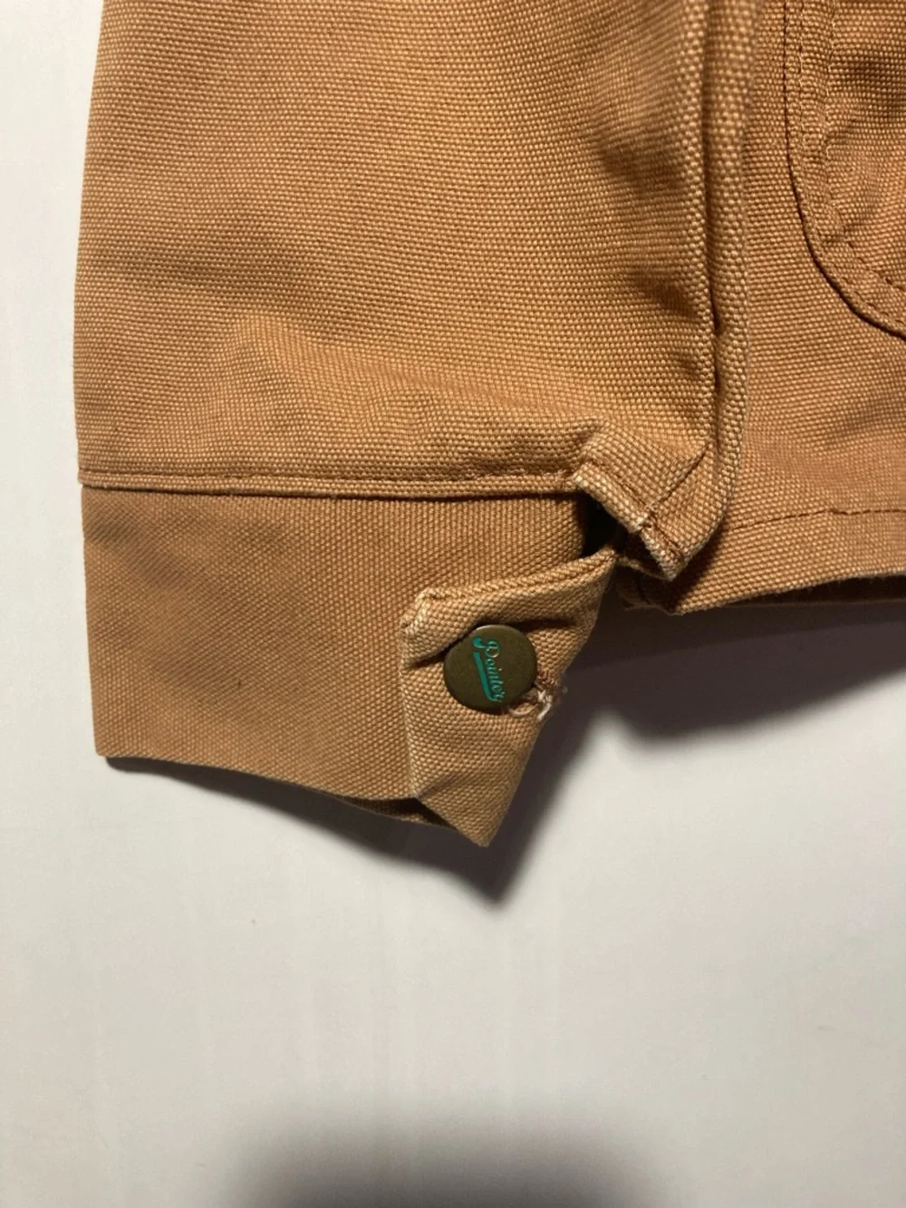Pointer Brand Brown Duck Chore Coat Lightweight Duck Canvas USA Made Size XSmall - Picture 8 of 16